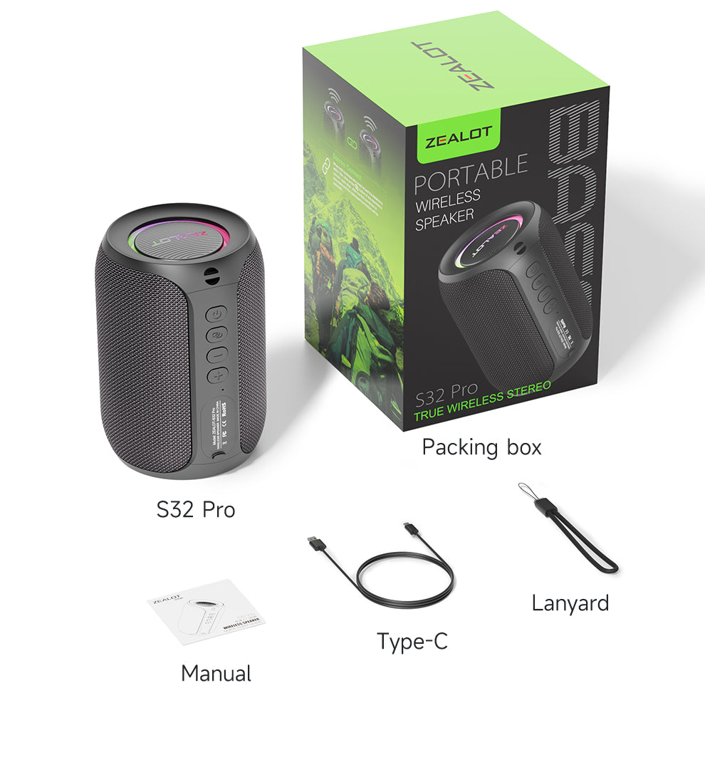 S32 Pro Portable Bluetooth Speaker