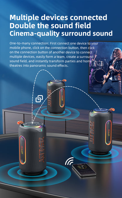 MP1 Portable Bluetooth Speaker 60W