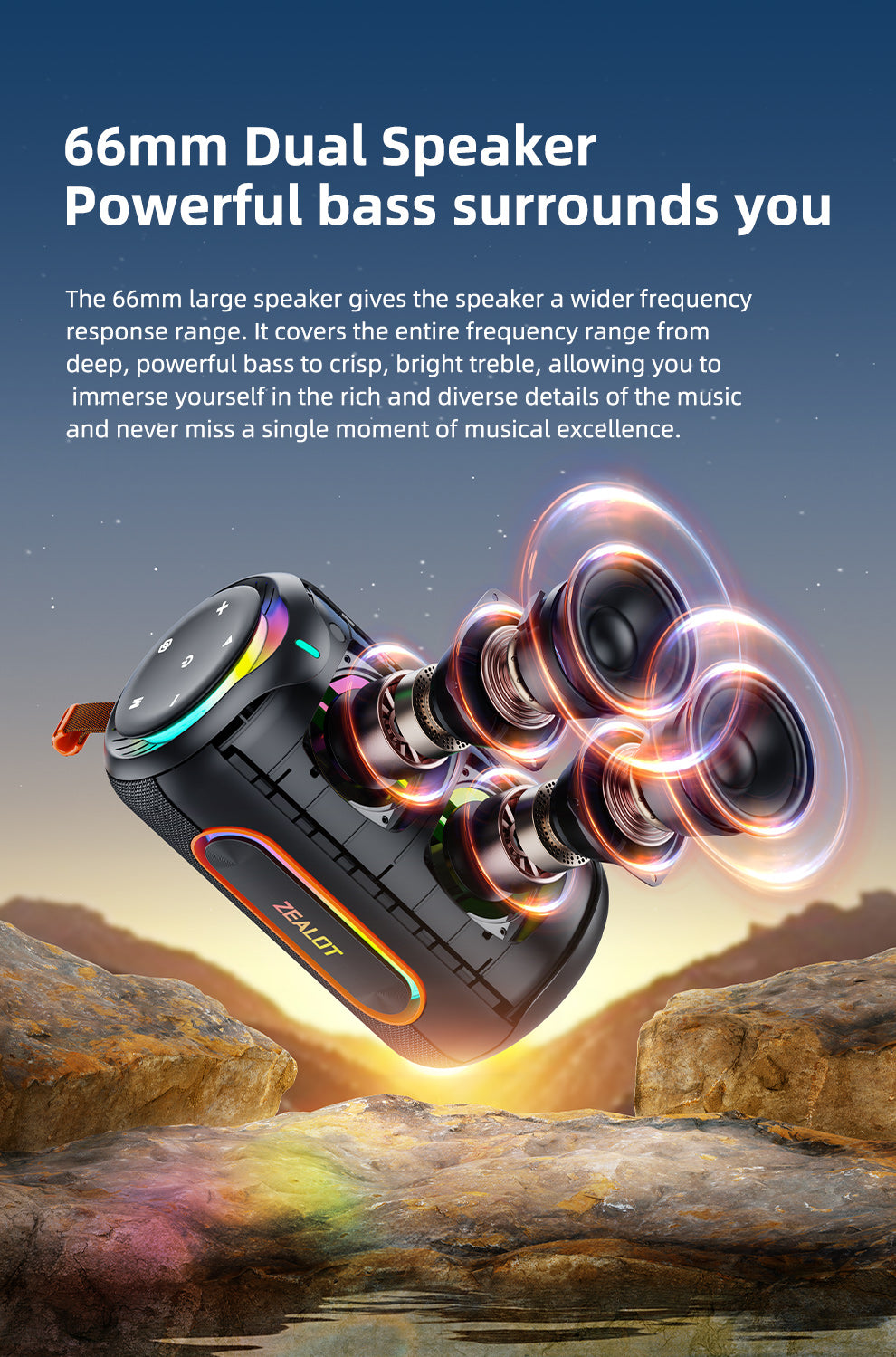 MP1 Portable Bluetooth Speaker 60W