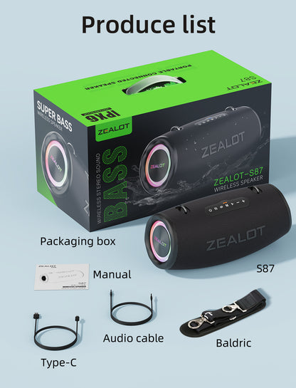 S87 Bluetooth Speaker 80W