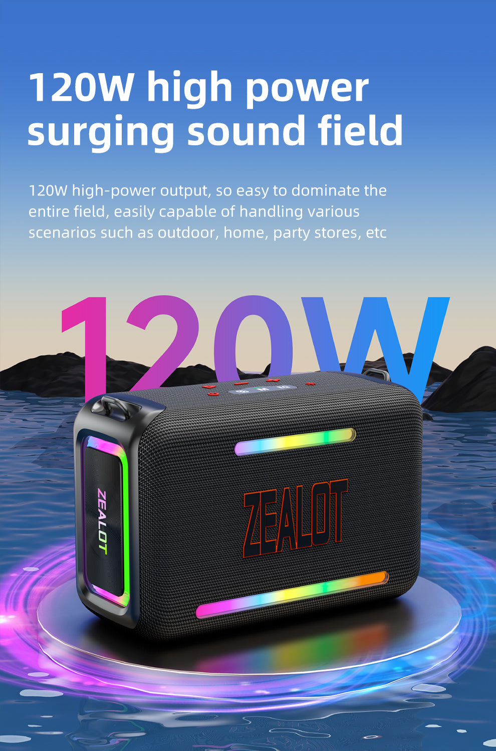 S95 Bluetooth Speaker 120W