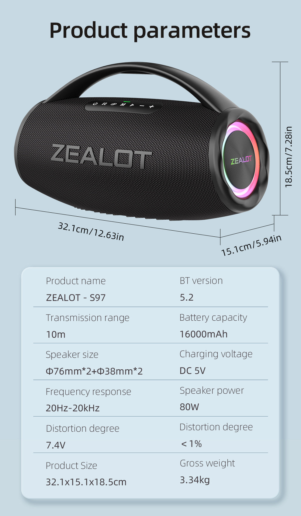 S97 Bluetooth Speaker