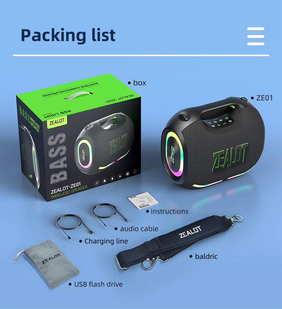 ZE01 Bluetooth Speaker
